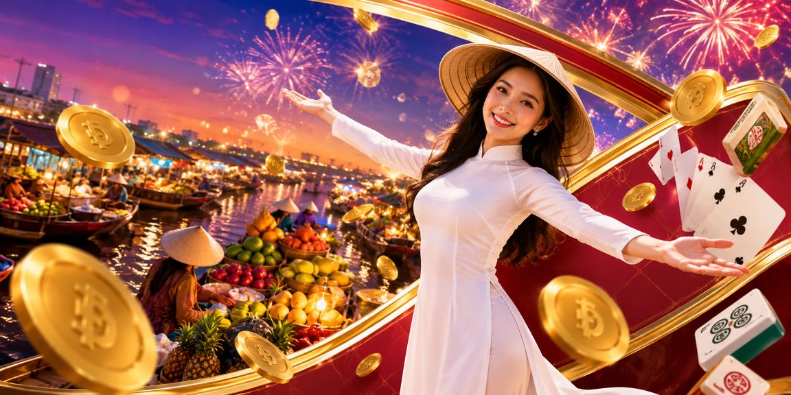 Phụ nữ mặc áo dài chơi bài tại vùng sông Mê Kông – hình ảnh casino Việt Nam